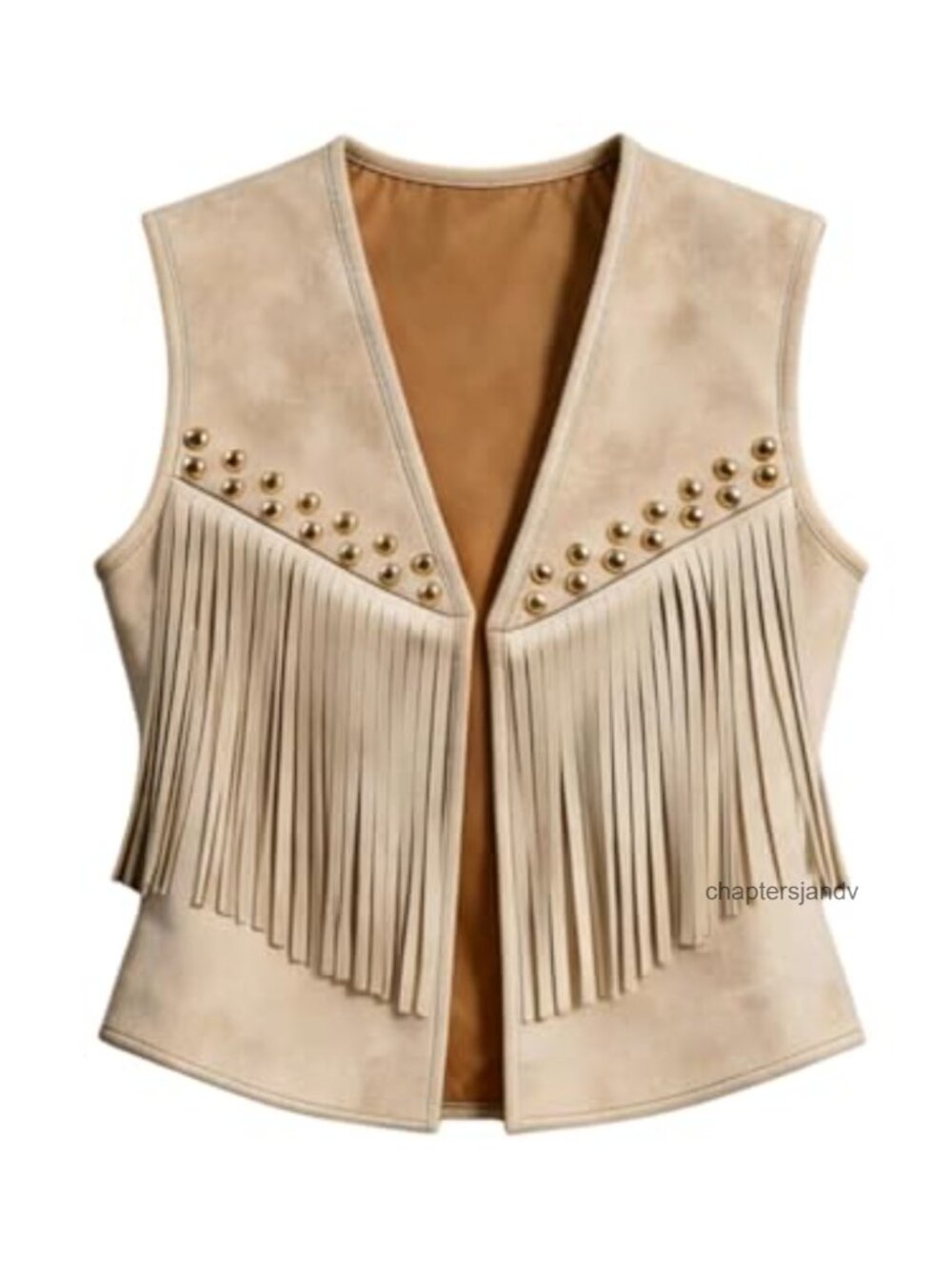 Faux Suede Fringe Vest Sleeveless Western Cowgirl Rodeo Outfit